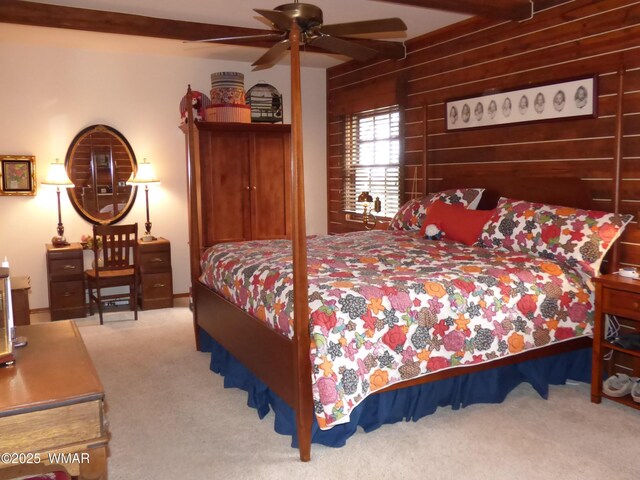 bedroom featuring carpet flooring
