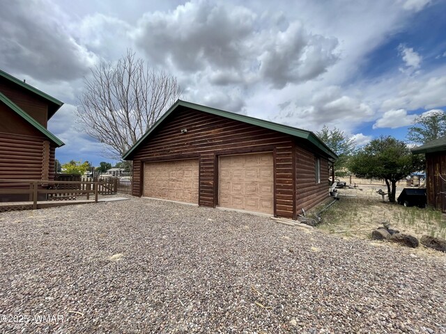 183 N Becker Lake Rd, Springerville, AZ 85938 - view of detached garage