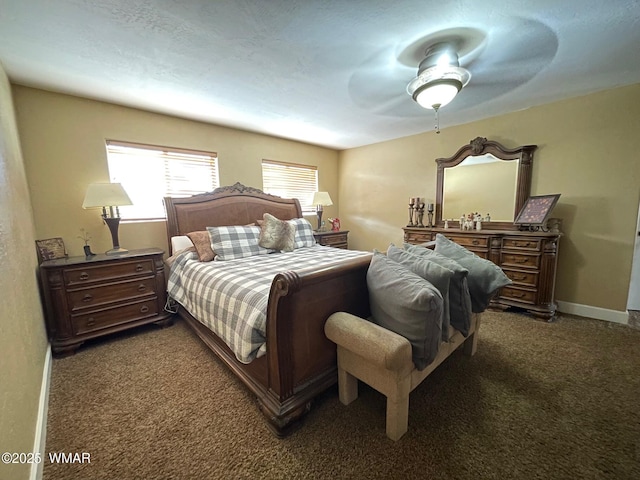 183 N Becker Lake Rd, Springerville, AZ 85938 - carpeted bedroom featuring a ceiling fan and baseboards