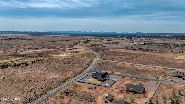 7758 James Pearce Way, Taylor, AZ 85939 - aerial view of sparsely populated area featuring a desert landscape and mountains