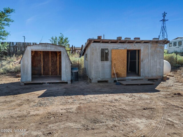 exterior space with fence