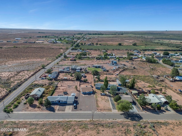 aerial view with a rural view