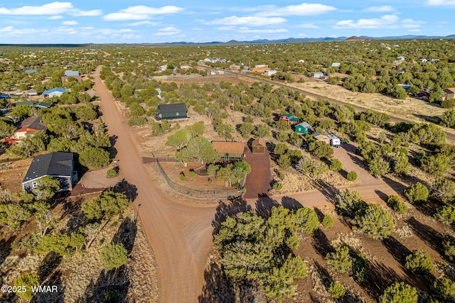 1919 Daggs St, Show Low, AZ 85901 - aerial view of property and surrounding area with a mountainous background