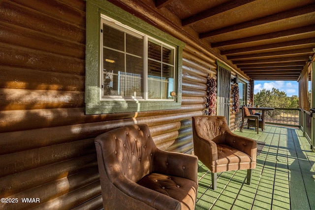 1919 Daggs St, Show Low, AZ 85901 - view of wooden deck