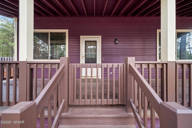 242 E Pinecrest Dr, Pinetop, AZ 85935 - view of wooden terrace