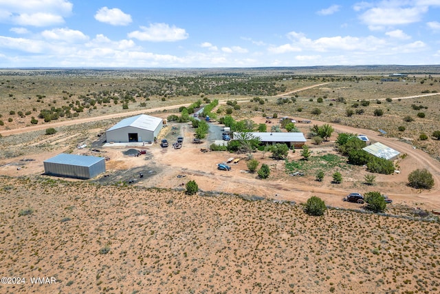 view of rural area with a desert landscape