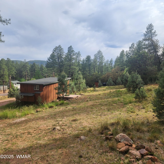 1144 Christopher Creek Loop, Payson, AZ 85541 - view of yard featuring a view of trees