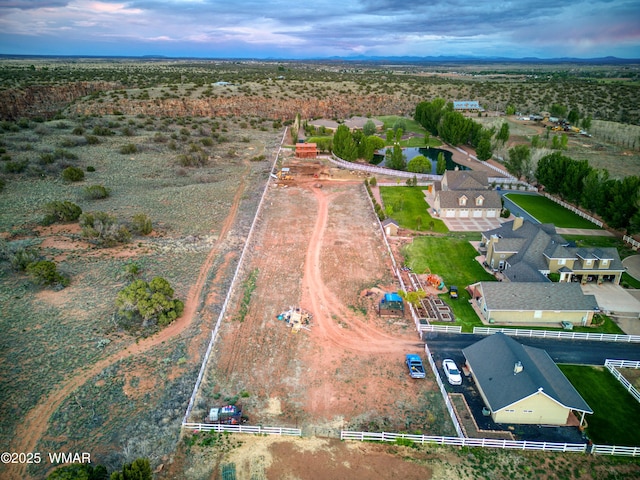 7444 Caldwell Canyon Rd, Snowflake, AZ 85937 - view of aerial view at dusk