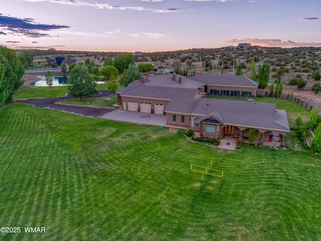7444 Caldwell Canyon Rd, Snowflake, AZ 85937 - view of aerial view at dusk