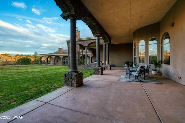 7444 Caldwell Canyon Rd, Snowflake, AZ 85937 - view of patio / terrace