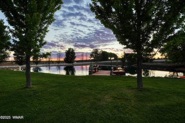 7444 Caldwell Canyon Rd, Snowflake, AZ 85937 - water view with a dock