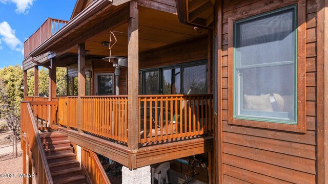 1610 S Canyon Ridge Trl, Show Low, AZ 85901 - view of wooden deck