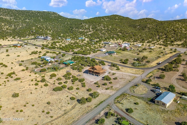 436 E 11th Ln, Eagar, AZ 85925 - bird's eye view with a rural view, a mountain view, and a desert view