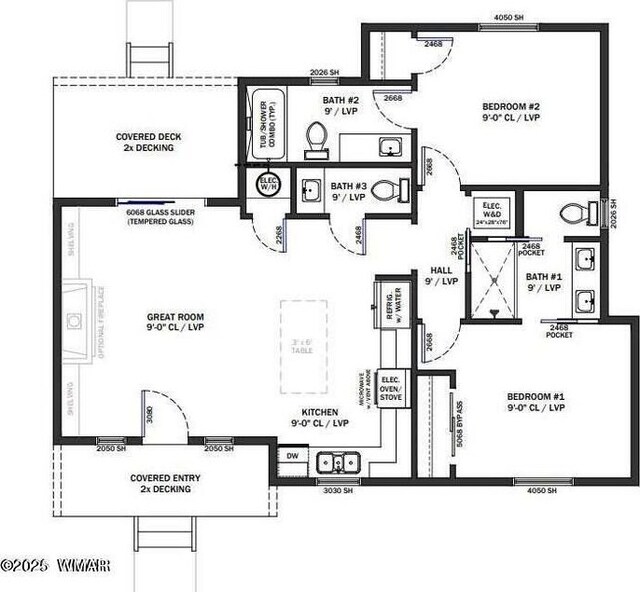 661 S Creekside Drive 1A Lot 21, Show Low, AZ 85901 - view of floor plan / room layout