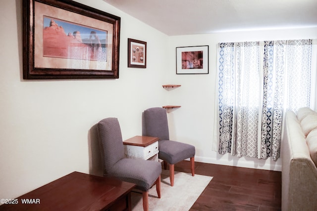 2853 Markham Rd, Overgaard, AZ 85933 - sitting room featuring wood finished floors and baseboards