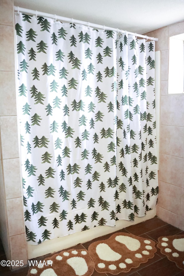 2853 Markham Rd, Overgaard, AZ 85933 - detailed view of a shower with shower curtain