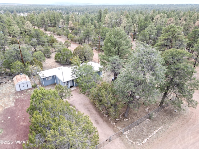 2853 Markham Rd, Overgaard, AZ 85933 - view of property location featuring a heavily wooded area