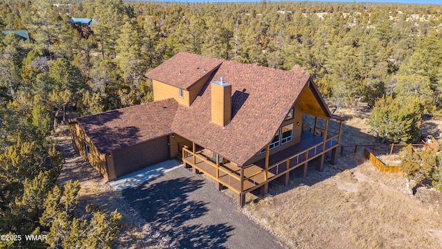 3457 Carefree Rd, Heber, AZ 85928 - view of subject property featuring a heavily wooded area