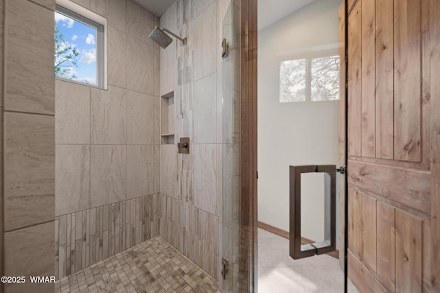 4611 Stonecrop Ln, Show Low, AZ 85901 - full bath with a shower stall and tile patterned floors