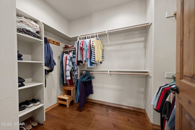 4611 Stonecrop Ln, Show Low, AZ 85901 - walk in closet with wood finished floors