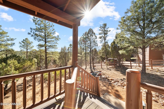 1601 N Stagecoach Cir, Show Low, AZ 85901 - view of deck