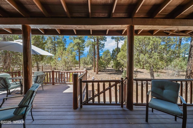 420 N Retreat Way, Show Low, AZ 85901 - view of deck