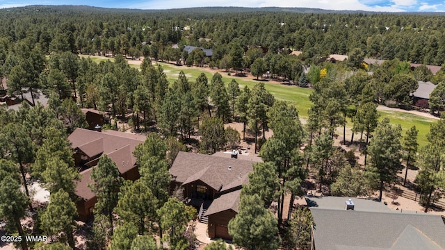 420 N Retreat Way, Show Low, AZ 85901 - bird's eye view of a heavily wooded area