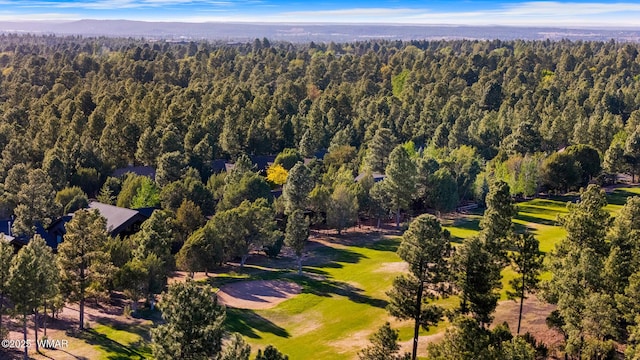 420 N Retreat Way, Show Low, AZ 85901 - bird's eye view of a heavily wooded area