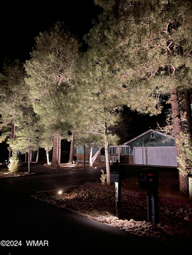 view of rear view of property