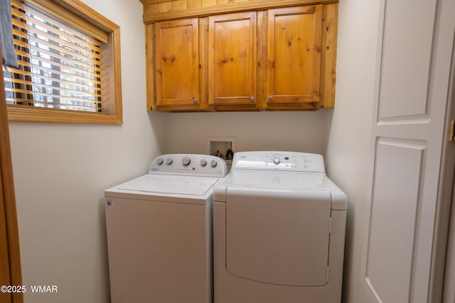 2761 Blue Lupine Ln, Pinetop, AZ 85935 - washroom featuring cabinet space and washing machine and dryer