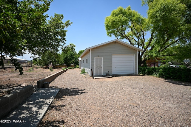 260 E 1st St, Snowflake, AZ 85937 - detached garage featuring driveway