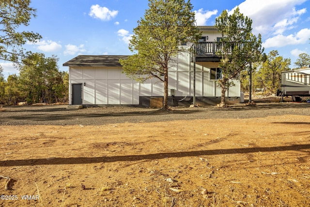 view of rear view of house