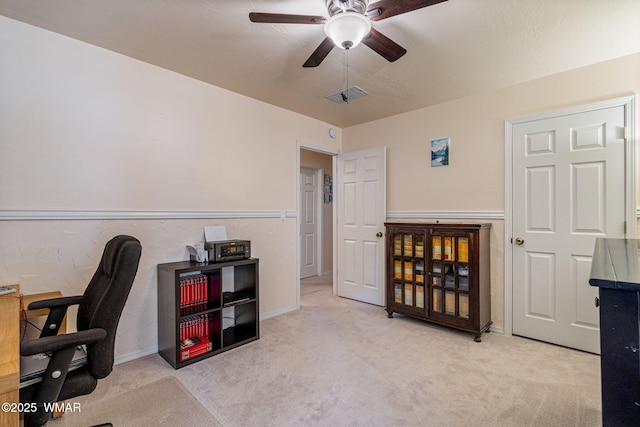 1720 W Huning, Show Low, AZ 85901 - carpeted office featuring ceiling fan