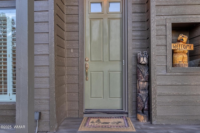 view of property entrance