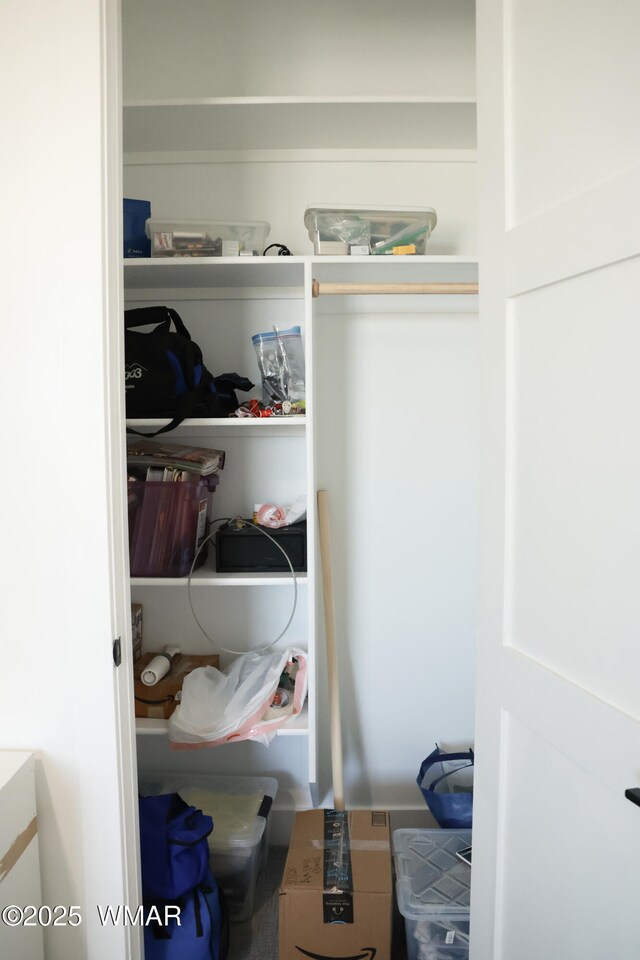 view of closet