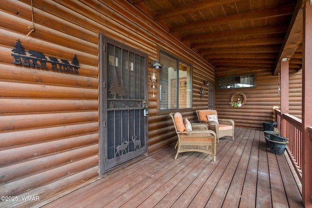 2353 Florian Meadow Trl, Overgaard, AZ 85933 - view of deck
