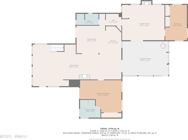 2353 Florian Meadow Trl, Overgaard, AZ 85933 - view of floor plan / room layout