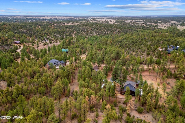 2353 Florian Meadow Trl, Overgaard, AZ 85933 - aerial view of property and surrounding area featuring a forest
