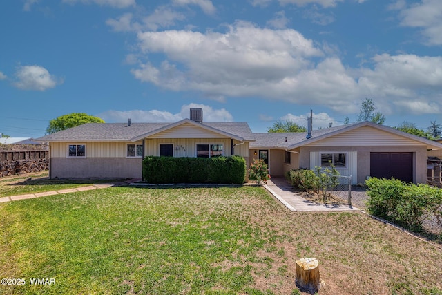 839 S 3rd St, Snowflake, AZ 85937 - single story home with a garage and central AC unit