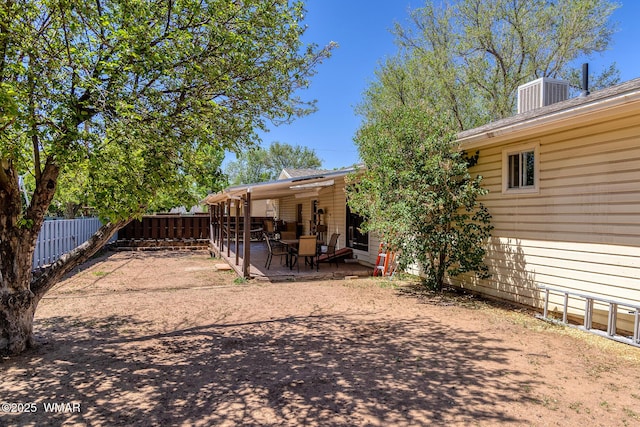 839 S 3rd St, Snowflake, AZ 85937 - fenced backyard with a patio