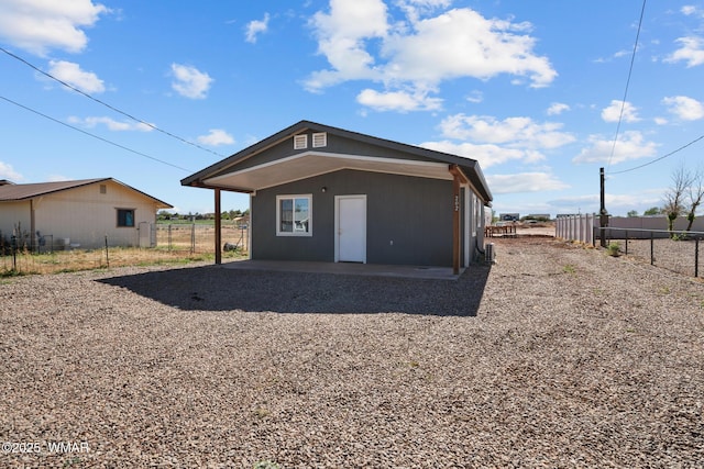 202 700th St W, Taylor, AZ 85939 - back of property featuring a patio area