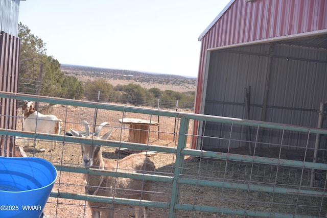view of stable