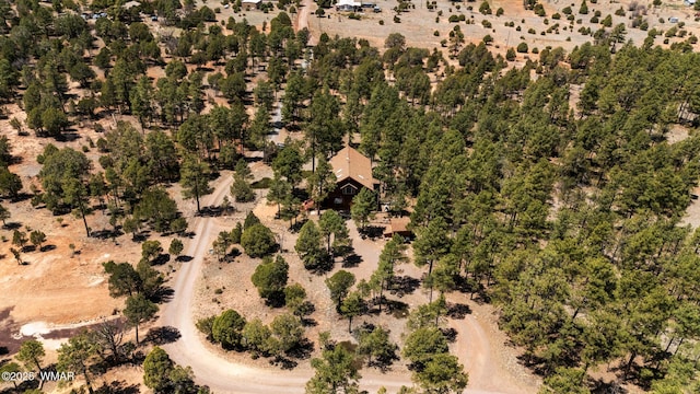 746 Jacks Wild Rd, Show Low, AZ 85901 - drone / aerial view with a desert view