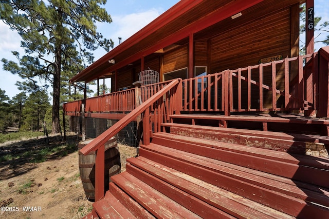 746 Jacks Wild Rd, Show Low, AZ 85901 - view of wooden terrace