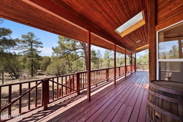 746 Jacks Wild Rd, Show Low, AZ 85901 - view of wooden deck