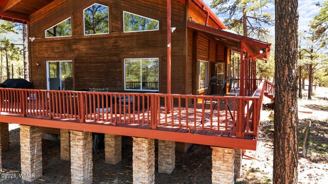 746 Jacks Wild Rd, Show Low, AZ 85901 - wooden deck featuring area for grilling