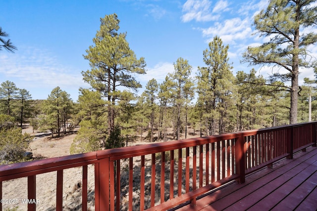 746 Jacks Wild Rd, Show Low, AZ 85901 - view of wooden terrace