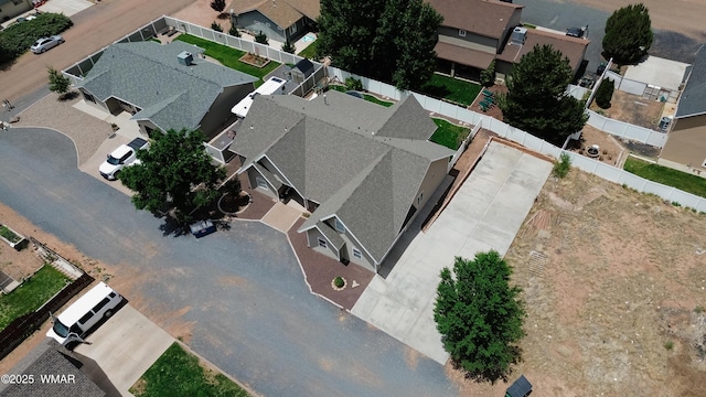 545 S 7th St, Snowflake, AZ 85937 - aerial view of property and surrounding area with nearby suburban area