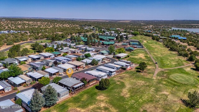 1879 Fairway Run, Show Low, AZ 85901 - aerial view of residential area with a large body of water and a golf course