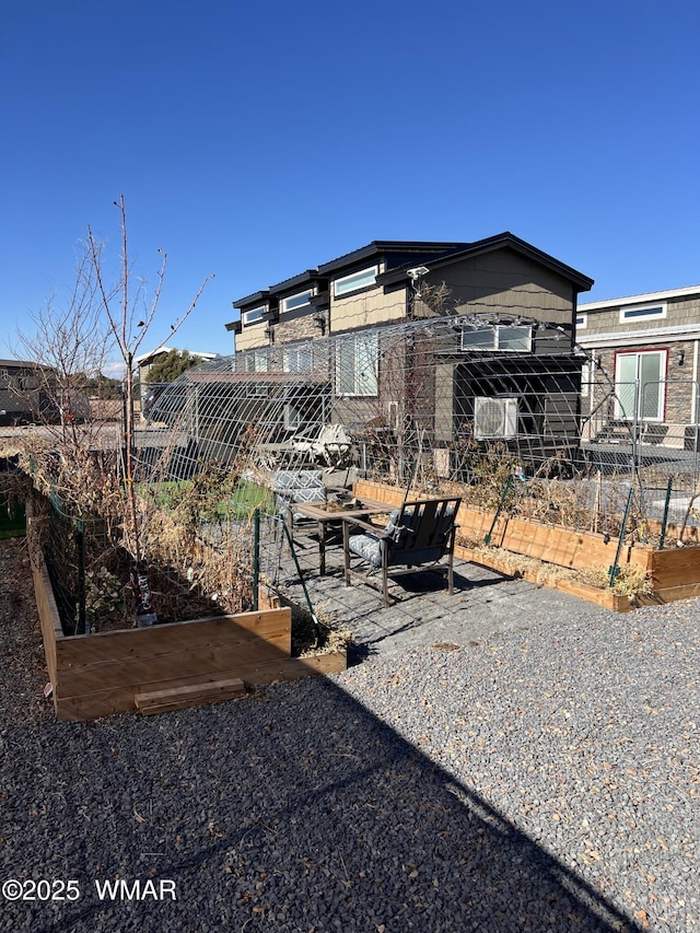 view of yard with a vegetable garden